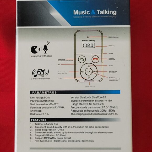 BRAND NEW, HANDS FREE CAR KIT, STILL SEALED!!! - Picture 3 of 3